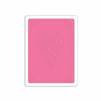 Sizzix - Hello Love Collection - Textured Impressions - Embossing Folder - Heartfelt Impressions
