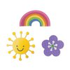 Sizzix - Doodlebug - Thinlits Die - Flower, Rainbow and Sun