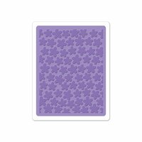 Sizzix - Doodlebug - Textured Impressions - Embossing Folder - Tiny Flowers