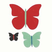 Sizzix - Echo Park - Bigz Die - Butterfly Trio