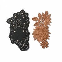 Sizzix - Leather Jewelry Collection - Movers and Shapers DIe - Floral Necklace