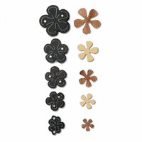 Sizzix - Leather Jewelry Collection - Movers and Shapers DIe - Carnation Stack