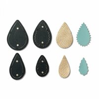 Sizzix - Leather Jewelry Collection - Movers and Shapers DIe - Teardrop Stack