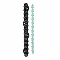 Sizzix - Leather Jewelry Collection - Movers and Shapers Die - Bracelet, Beaded Chain