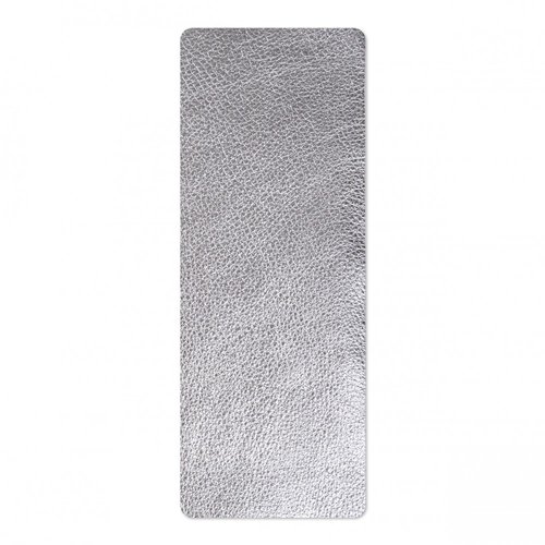 Sizzix - Leather Cowhide - 3 x 9 - Metallic Silver