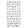 Sizzix - Clear Acrylic Stamps - Alphabet