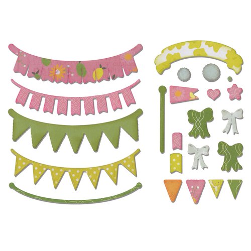 Sizzix - Thinlits Die - A Bright Harvest Banners