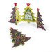 Sizzix - Winter Wishes Collection - Christmas - Thinlits Dies - Card, Christmas Tree Fold-a-Long