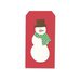 Sizzix - Homegrown and Handmade Collection - Framelits Die with Clear Acrylic Stamps - Snowman and Tag
