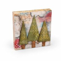 Sizzix - Homegrown and Handmade Collection - Originals Die - Trees, Three