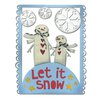 Sizzix - Let it Snow Collection - Christmas - Thinlits Die - Let it Snow