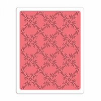 Sizzix - Garden Party Collection - Textured Impressions - Embossing Folders - Lattice 4
