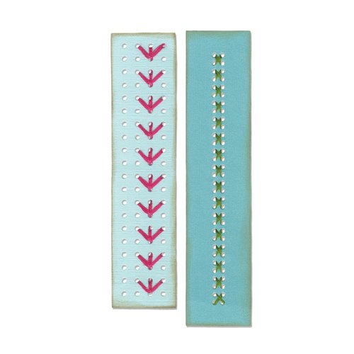 Sizzix - Stitchlits Collection - Thinlits Die - Border Stitchlits