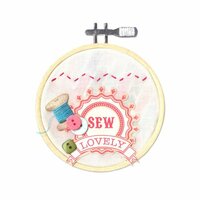 Sizzix - Stitchlits Collection - Bigz Die - Embroidery Hoop