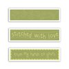 Sizzix - Stitchlits Collection - Textured Impressions - Embossing Folder - Stitched with Love Set