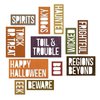 Sizzix - Tim Holtz - Alterations Collection - Thinlits Die - Block Halloween Words