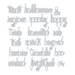 Sizzix - Tim Holtz - Alterations Collection - Thinlits Die - Script Halloween Words