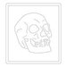 Sizzix - Tim Holtz - Alterations Collection - Halloween - Bigz Die - Skull