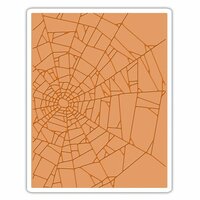 Sizzix - Tim Holtz - Alterations Collection - Halloween - Texture Fades - Embossing Folder - Cobwebs