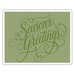 Sizzix - Tim Holtz - Alterations Collection - Christmas - Texture Fades - Embossing Folder - Season's Greetings