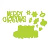 Sizzix - Thinlits Die - Merry Christmas 3D Drop Ins Sentiment
