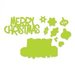 Sizzix - Thinlits Die - Merry Christmas 3D Drop Ins Sentiment