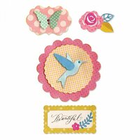 Sizzix - Favorite Things Collection - Thinlits Die - Frames and Embellishments