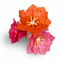 Sizzix - Thinlits Die - Flower, Rolled