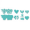 Sizzix - Thinlits Die - Thinking of You 3D Drop-ins Sentiment