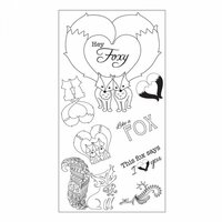 Sizzix - Fox Tales Collection - Clear Acrylic Stamps - Fox Tales