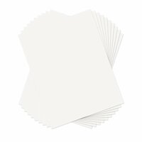 Sizzix - Paper Leather Sheets - 8.5 x 11 - White - 10 pack