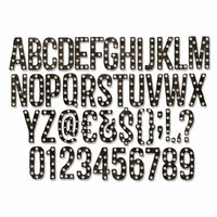 Sizzix - Tim Holtz - Alterations Collection - Thinlits Die - Alphanumeric Marquee