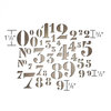 Sizzix - Tim Holtz - Alterations Collection - Thinlits Die - Stencil Numbers