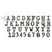 Sizzix - Tim Holtz - Alterations Collection - Bigz XL Alphabet Die - Typo Capital