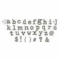 Sizzix - Tim Holtz - Alterations Collection - Bigz XL Alphabet Die - Typo Lowercase