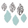 Sizzix - Jewelry Collection - Movers and Shapers Dies - Leaf Charms
