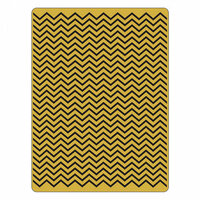 Sizzix - Tim Holtz - Alterations Collection - Texture Fades - Embossing Folder - Chevron