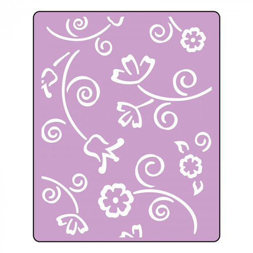 Sizzix - Textured Impressions - Embossing Folders - Fantasy Flowers