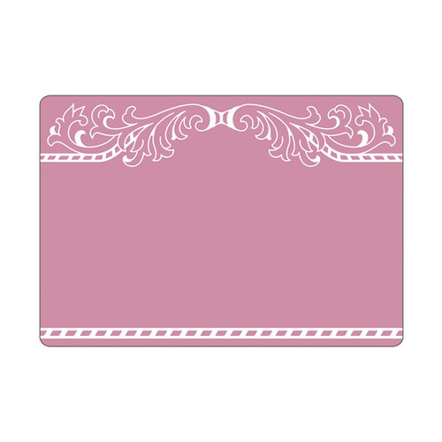 Sizzix - Textured Impressions - Embossing Folders - Frame, Decorative