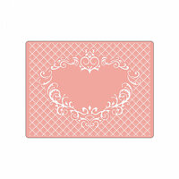 Sizzix - Textured Impressions - Embossing Folders - Frame, Heart