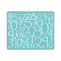 Sizzix - Textured Impressions - Embossing Folders - Numbers