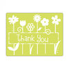 Sizzix - Textured Impressions - Embossing Folders - Phrase, Thank You