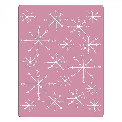 Sizzix - Christmas - Textured Impressions - Embossing Folders - Snowflakes 3