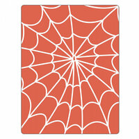 Sizzix - Halloween - Textured Impressions - Embossing Folders - Spiderweb