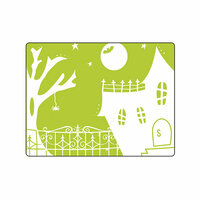 Sizzix - Halloween - Textured Impressions - Embossing Folders - Spooky House