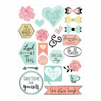 Sizzix - Cardstock Stickers - Planner Page - Icons