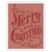 Sizzix - Tim Holtz - Alterations Collection - Christmas - Texture Fades - Embossing Folder - Christmas Scroll