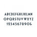 Sizzix - Tim Holtz - Alterations Collection - Bigz XL Alphabet Die - Deco