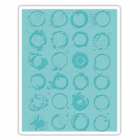 Sizzix - Tim Holtz - Alterations Collection - Texture Fades - Embossing Folder - Ringer