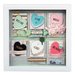 Sizzix - Mini Cards Collection - Framelits Die with Clear Acrylic Stamp Set - My Valentine